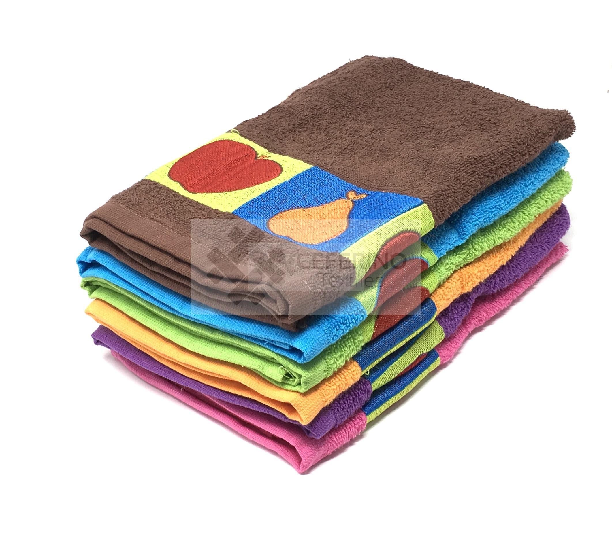 -Pack 12 Paños de cocina rizo 25.