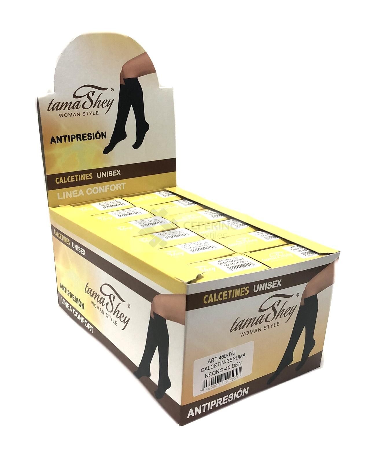 Pack 2 Calcetines media de espuma 40den Tamashey 460.