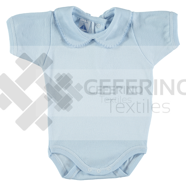 Body bebe manga corta cuello bebe 1-36 Babidu 1192. - Imagen 4