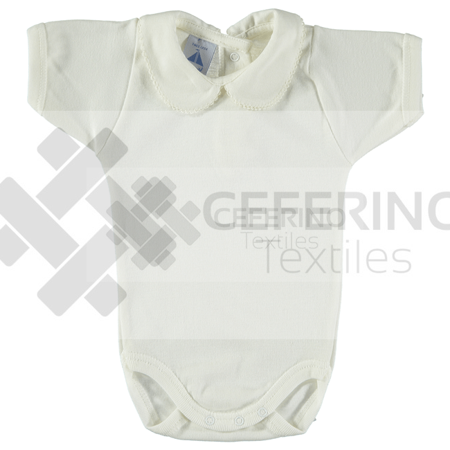 Body bebe manga corta cuello bebe 1-36 Babidu 1192. - Imagen 3