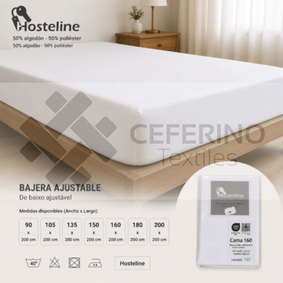 Bajera Hostelería de tela para cama Hosteline 90 - 200 cm.