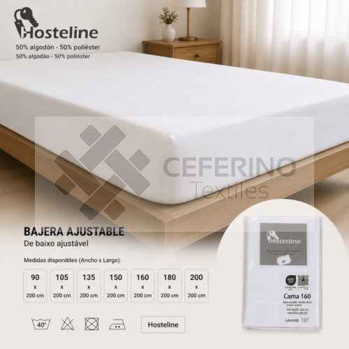 Bajera Hostelería de tela para cama Hosteline 90 - 200 cm.
