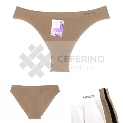 12 Bragas bikini sin costuras de algodón UNCO 620