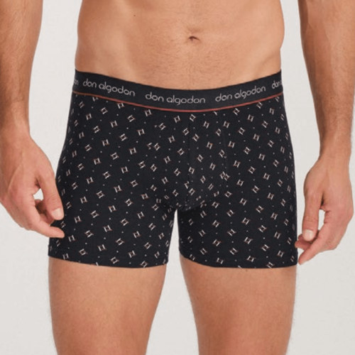 Pack 2 Boxer algodón con goma S-XXL Don Algodón Pack estampado.