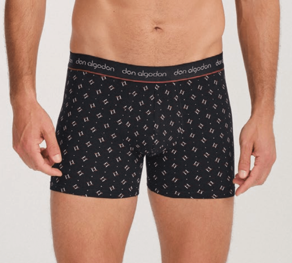 Pack 2 Boxer algodón con goma S-XXL Don Algodón Pack estampado.