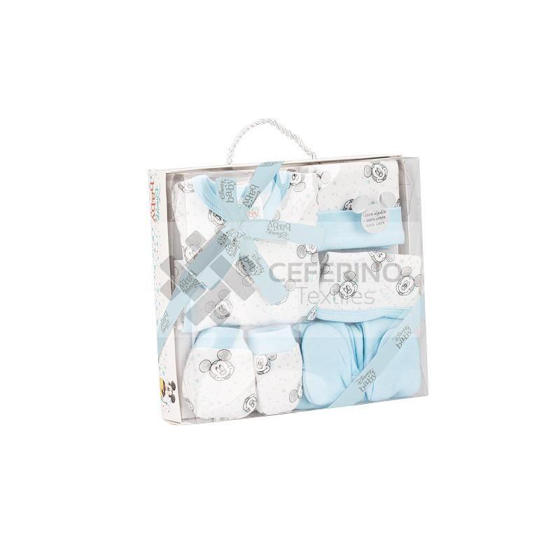 Set 5 piezas bebe primera puesta Inter baby Disney Cesleste.