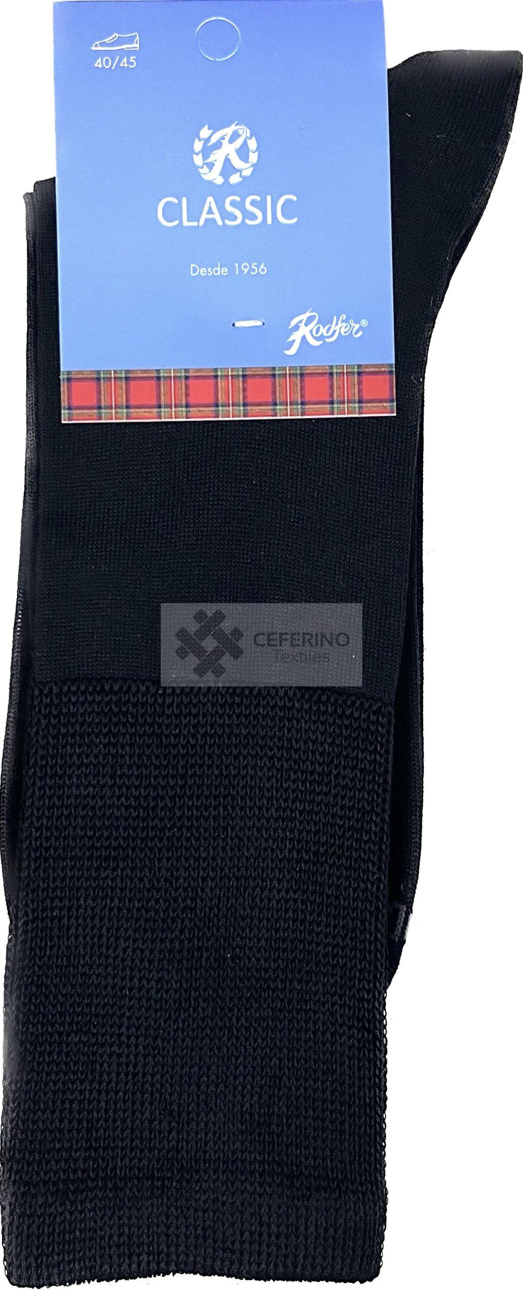 Pack de 6 calcetines caballero goma especial descanso hilo de Escocia Rodfer 3005.