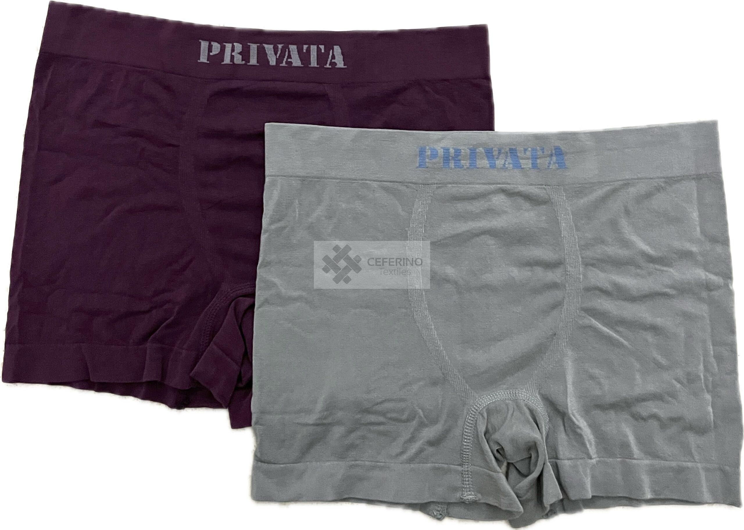 Pack 2 Bóxer algodón sin costuras PRIVATA PV300 M a 3XL.