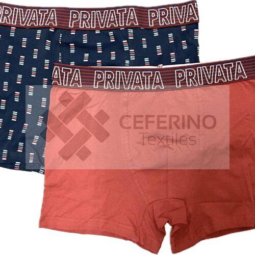 Pack 2 Bóxer algodón PRIVATA PV S a 3XL.