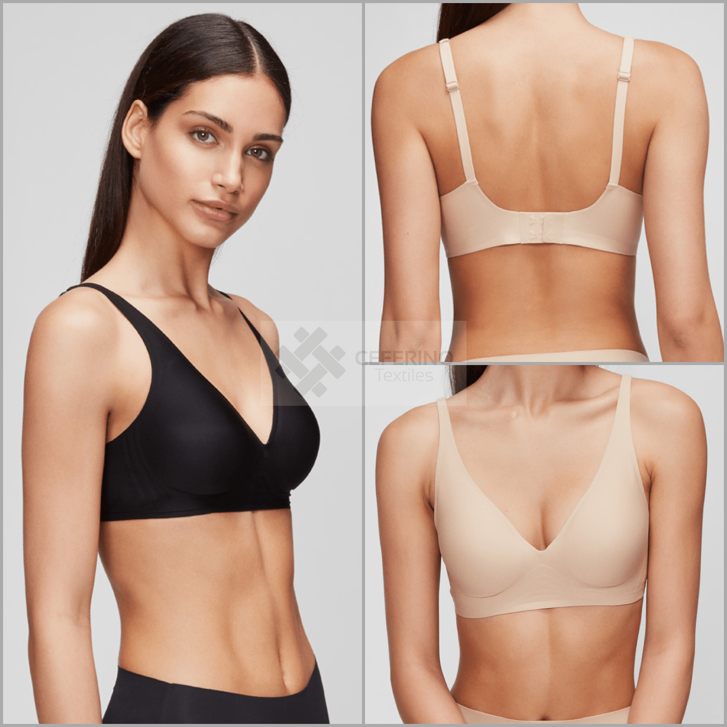 Sujetador sin costuras foam extraíble S-XL Gisela 1/0394.