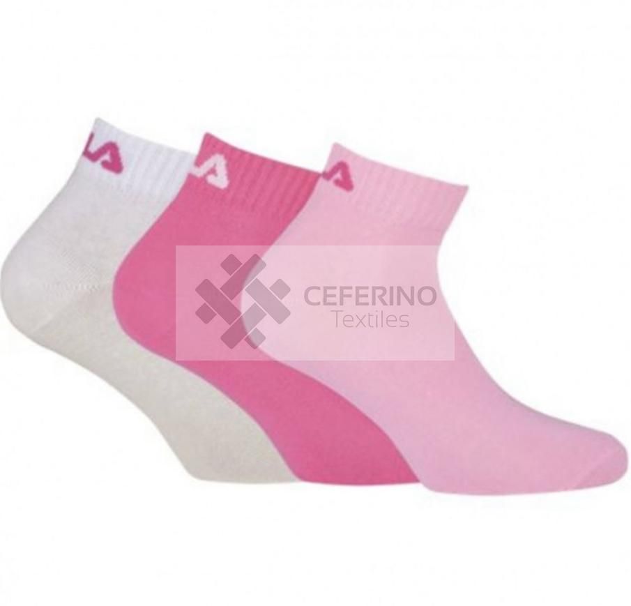 Pack 3 Calcetín tobillero unisex 35 - 42 Fila 9300 Pink.