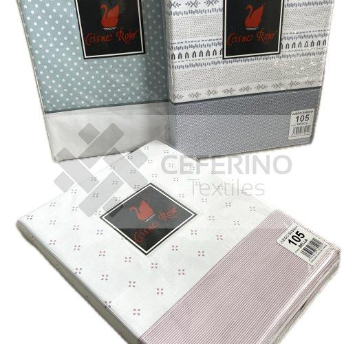 Juego Sabana tela para cama 90 - 150 Cisne Rojo.