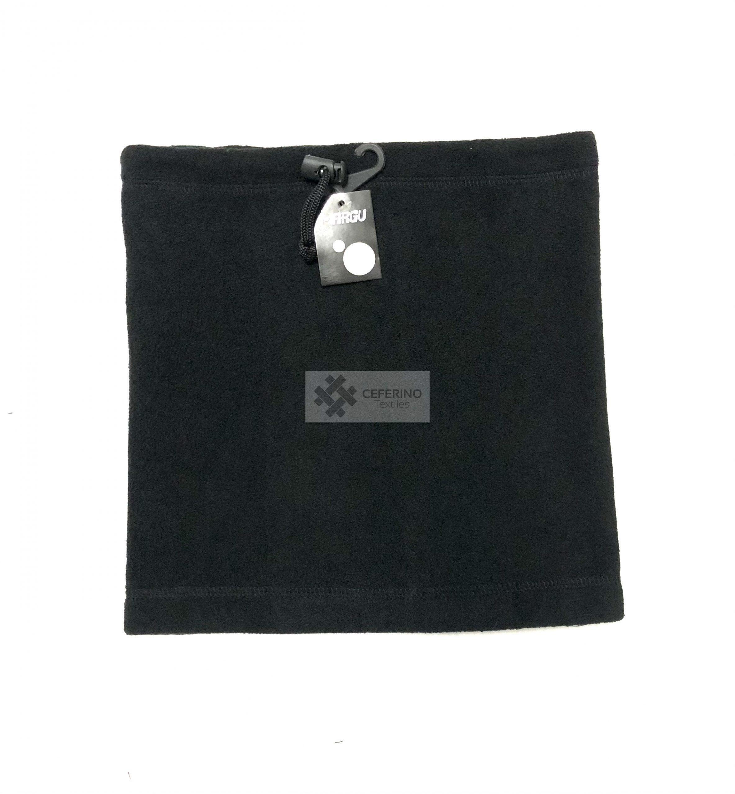 Braga de cuello básica polar Unisex Margu P011 Negro.