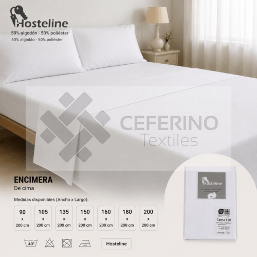 Encimera Hostelería de tela para cama Hosteline 90 - 200 cm.