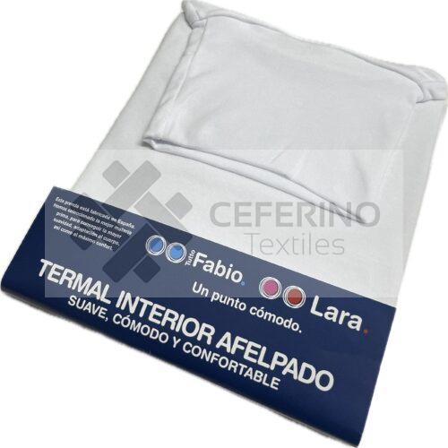 Jersey unisex cuello cisne algodón BLANCO Fabio 9245B.