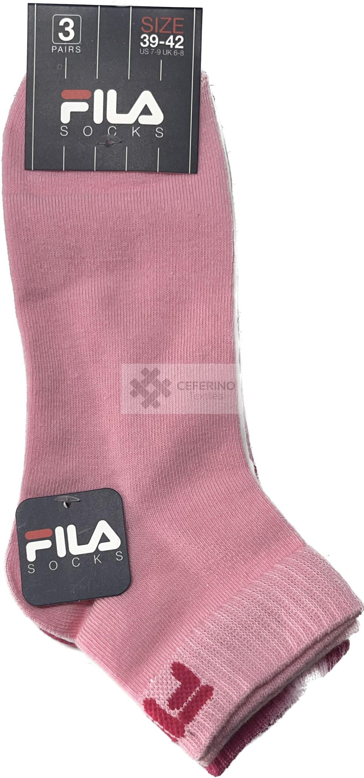 Pack 3 Calcetín tobillero unisex 35 - 42 Fila 9300 Pink. - Imagen 2