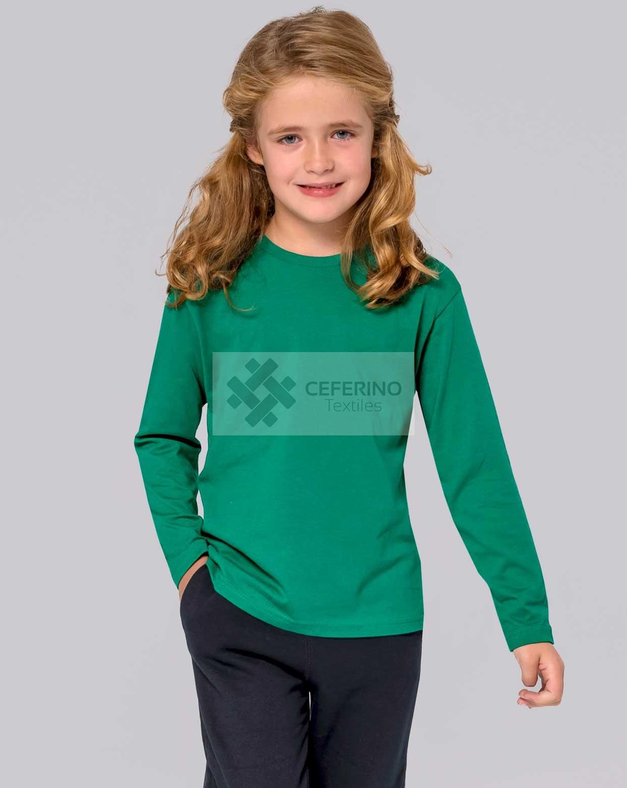 Camiseta manga larga infantil/cadete 3/4 - 12/14 JHK TSRK 150 LS.