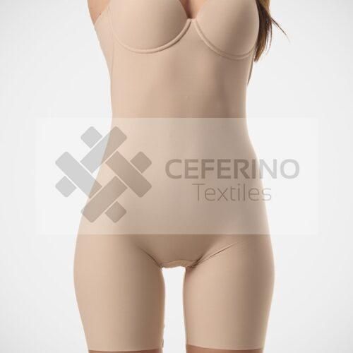 Body pantalón con aro, relleno y espalda en V 85C - 110C KEHAT 9100.