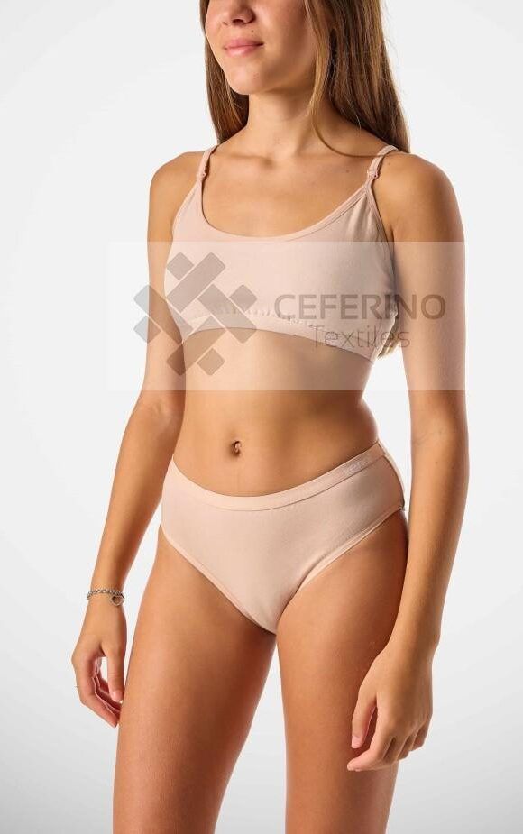 Conjunto niña Top deportivo + braguita 6 - 20 Kehat G381.