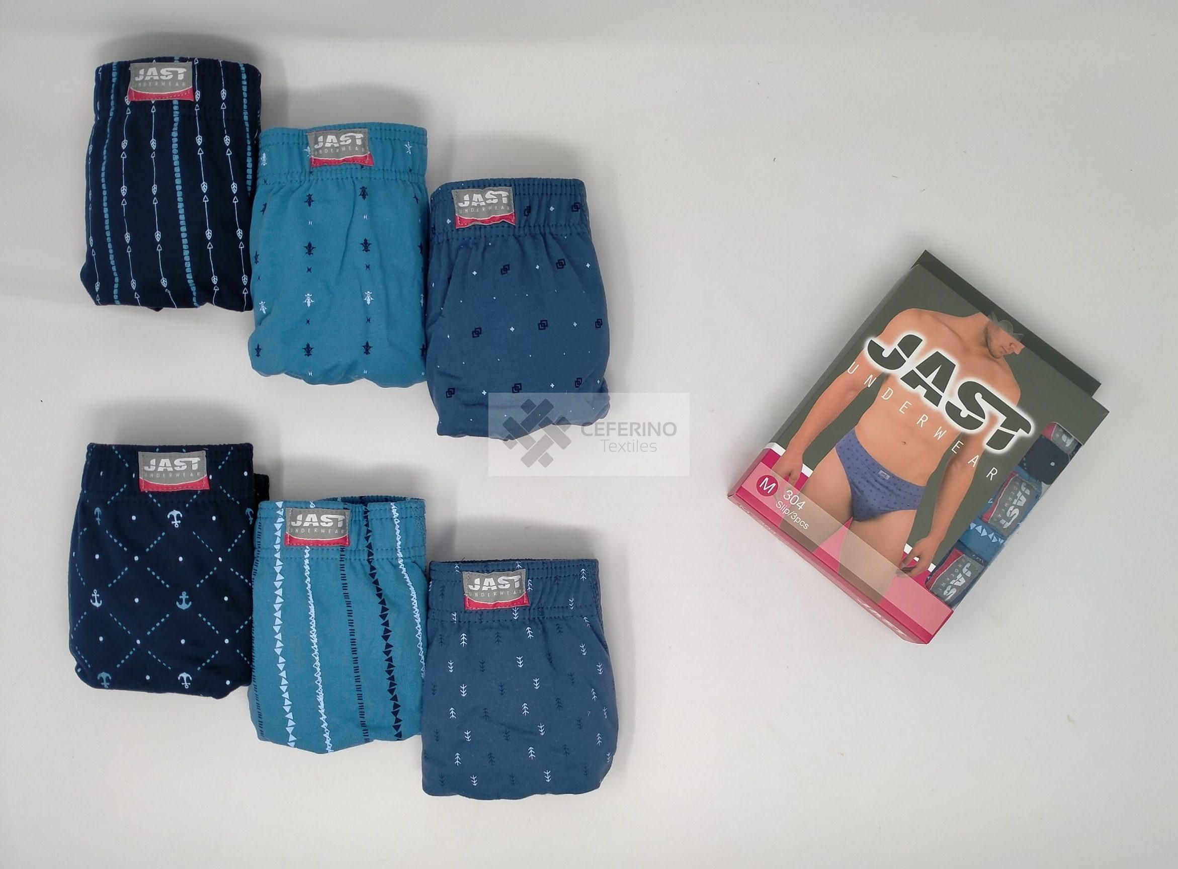Slips caballero JAST 304 estampado color Pack 3 und. - Imagen 2