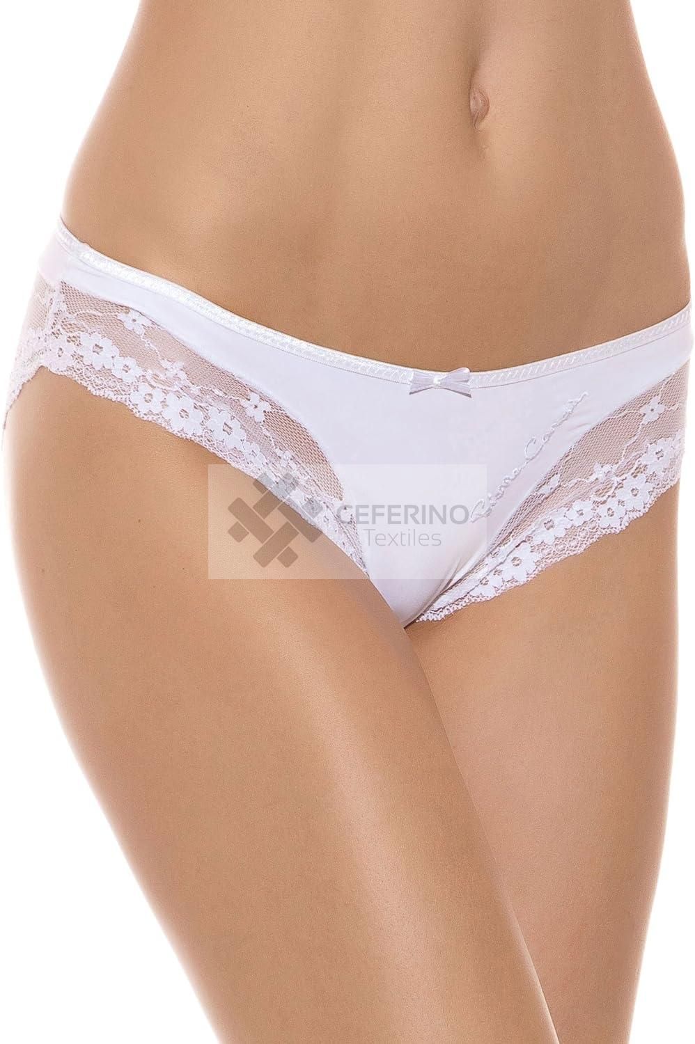 Braga bikini de encaje efecto tanga M - L Pierre Cardín 6309. - Imagen 2
