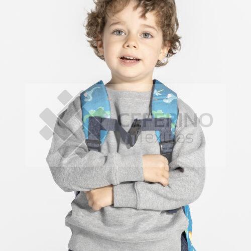 Sudadera manga larga afelpada 1/2 a 12/14 JHK SWRK290.