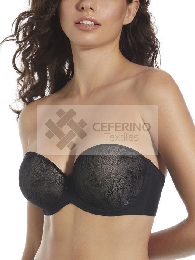 Sujetador espalda ancha sin tirantes 85 - 105 Selene Vilma D.